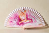 Handfächer Ballerina in der Farbe Rosa im Angebot bei Hitzewelle dem Online Fächerstore